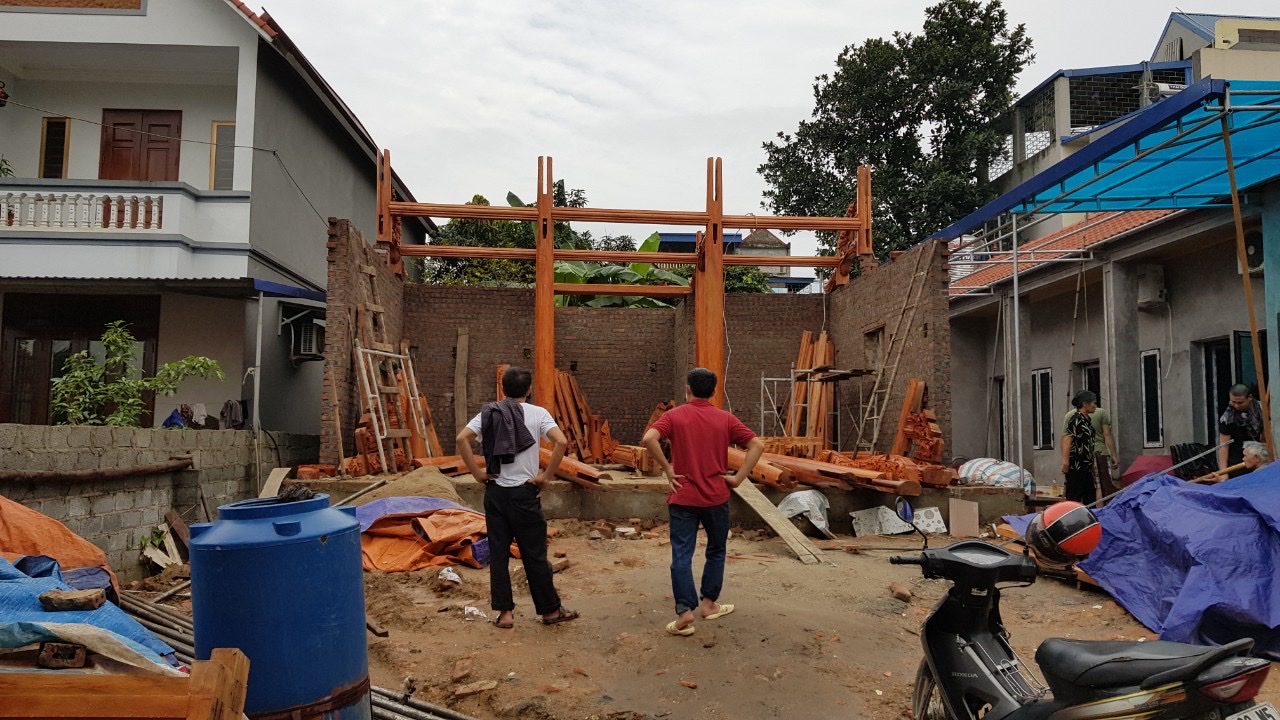 Nhà  Gỗ Việt Xưa – Làm Nhà Gỗ Truyền Thống Tại Canh Nậu Thạch Thất Hà Nội